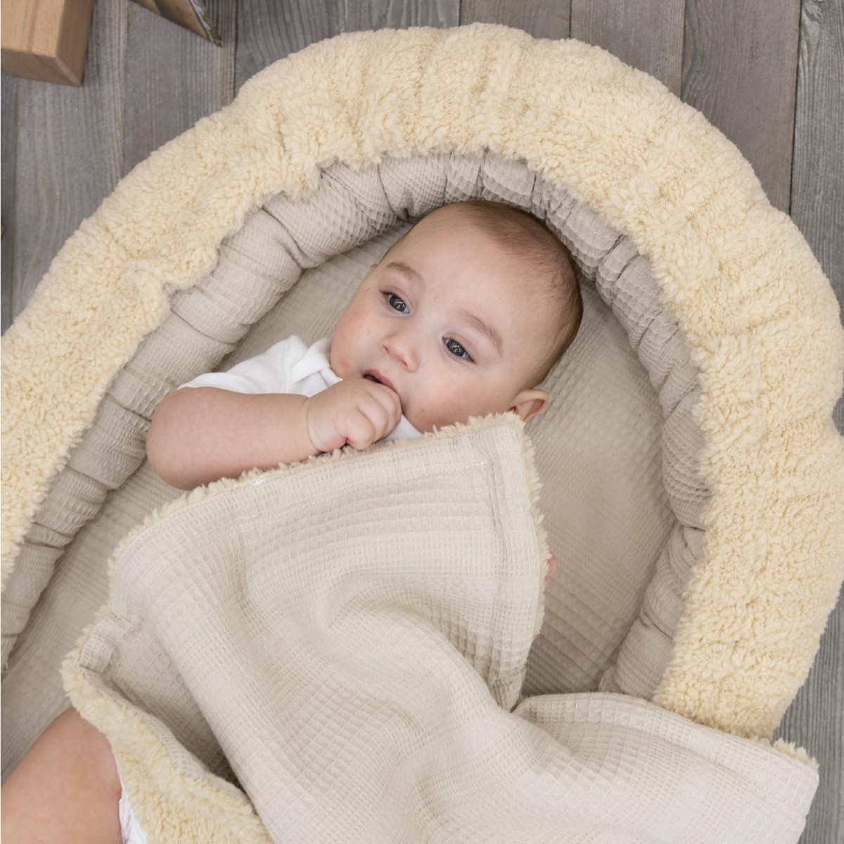 Mordesign Morteddy Beige Omkeerbaar Babynest