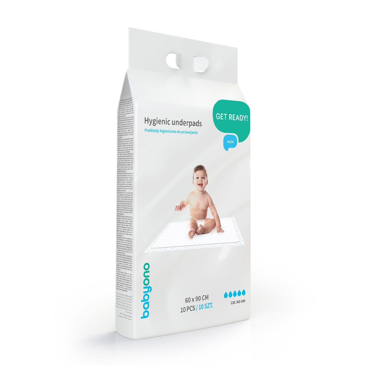 Baby Ono 10 stuks 60 x 90 cm Wegwerp Verschoningsmatjes