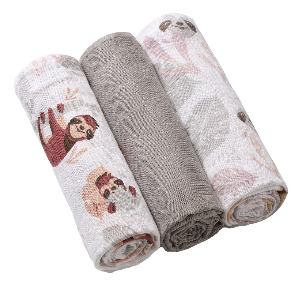 Baby Ono 3 Stuks Beige Luiaard Hydrofiel Luiers