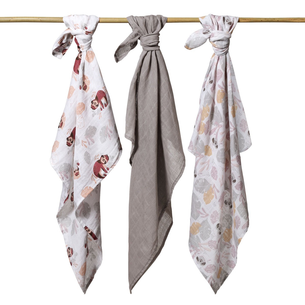 Baby Ono 3 Stuks Beige Luiaard Hydrofiel Luiers