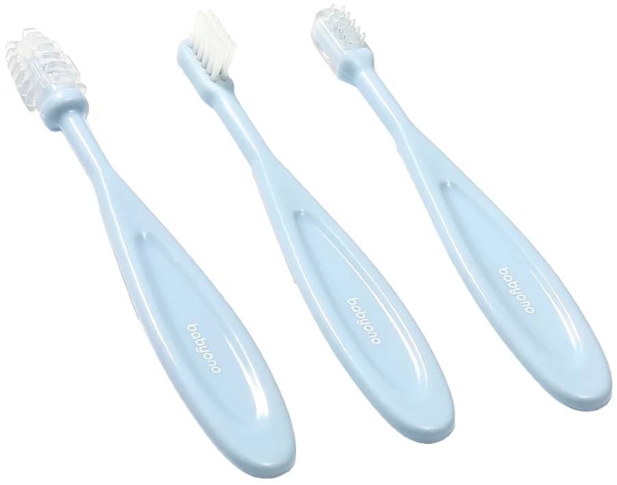 Baby Ono Blauw Tandenborstel Set