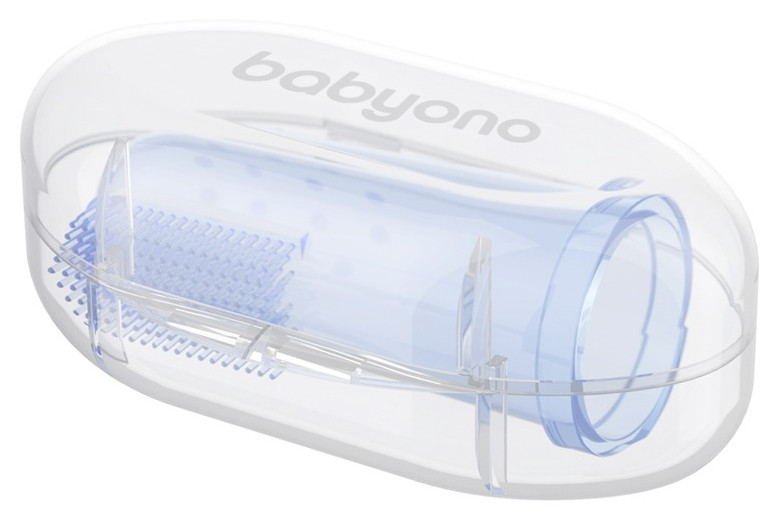 Baby Ono Blauw Vingertop Tandenborstel