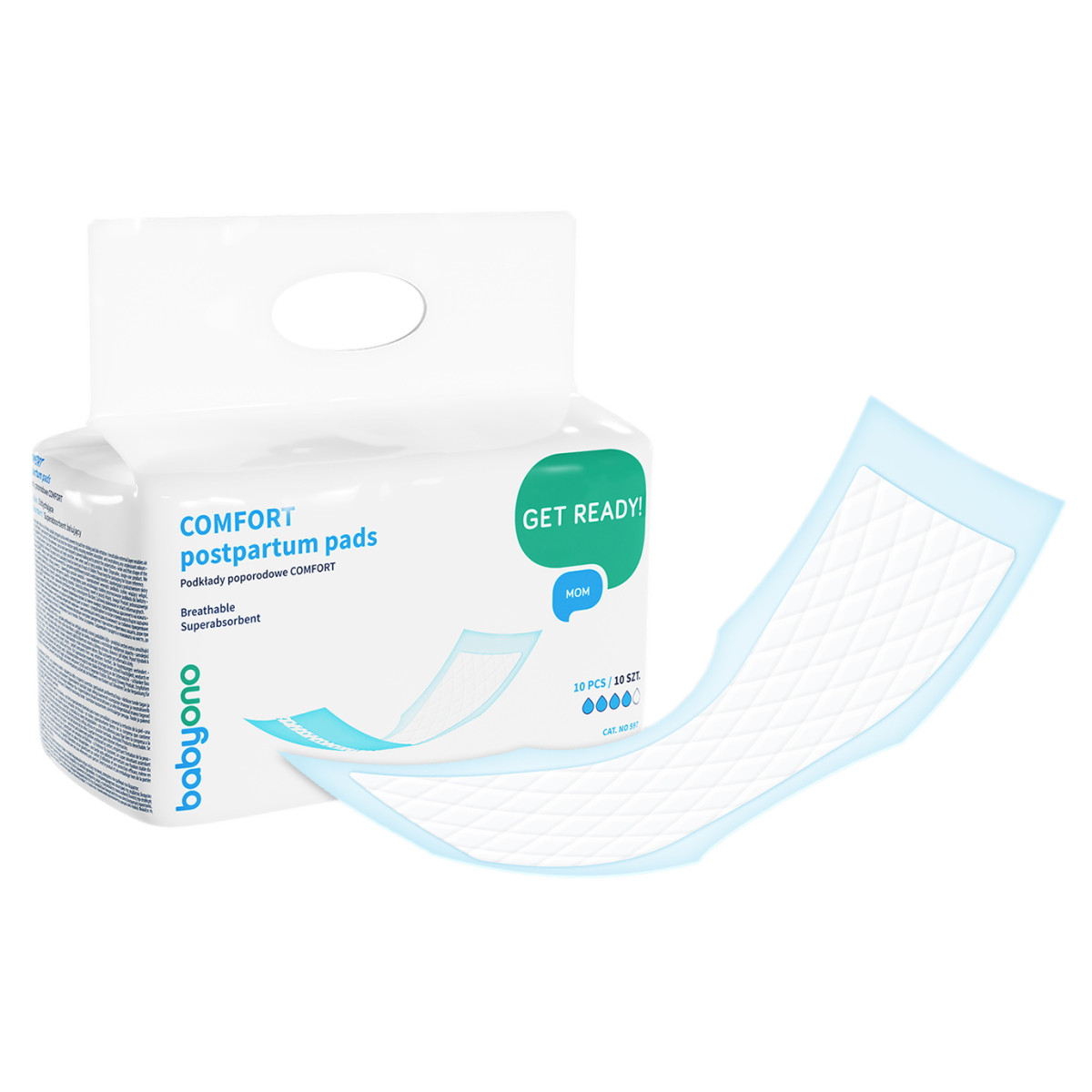 Baby Ono Comfort 10 stuks Postpartum Kraamverband