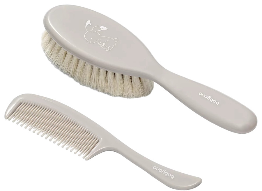 Baby Ono Natural Extra Soft Konijn Grijs Kapset