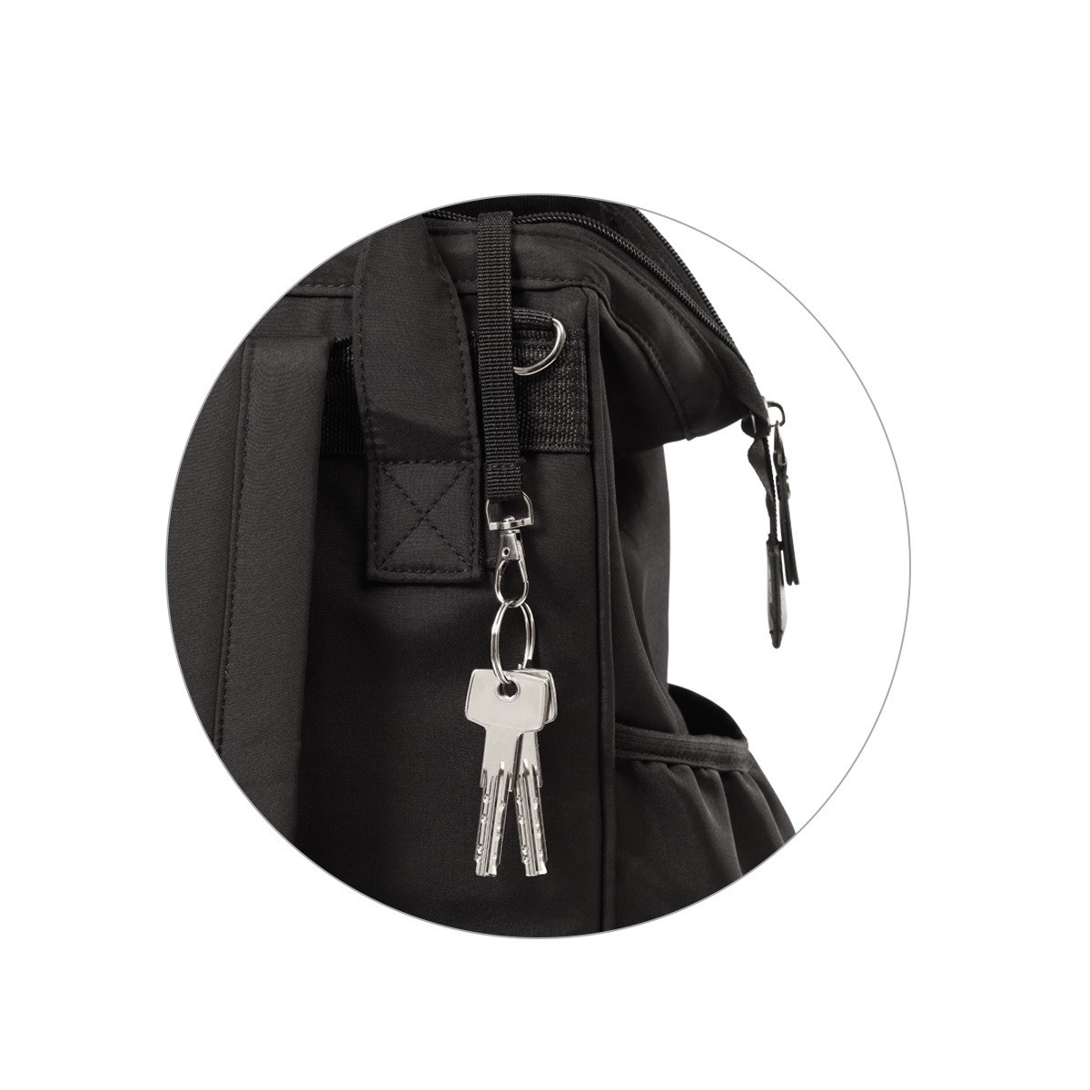 Baby Ono Modern Style Black Luiertas Rugzak