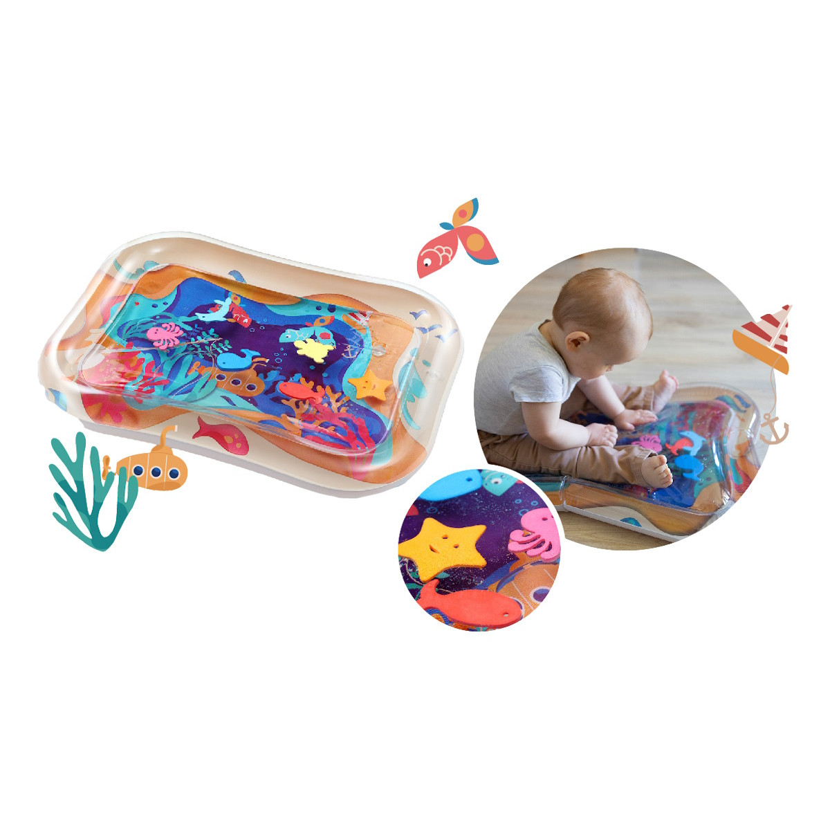 Baby Ono Coral Reef Opblaasbare Watermat