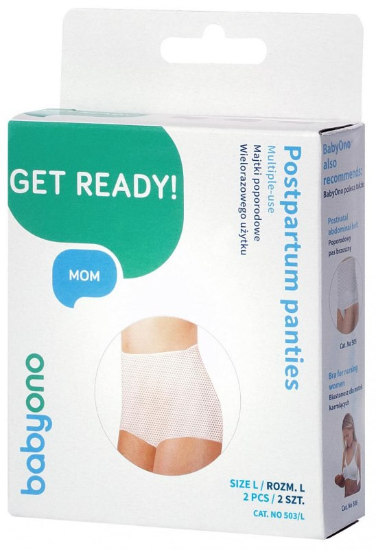 Baby Ono Post Partum Netbroekjes Maat L 2 Stuks