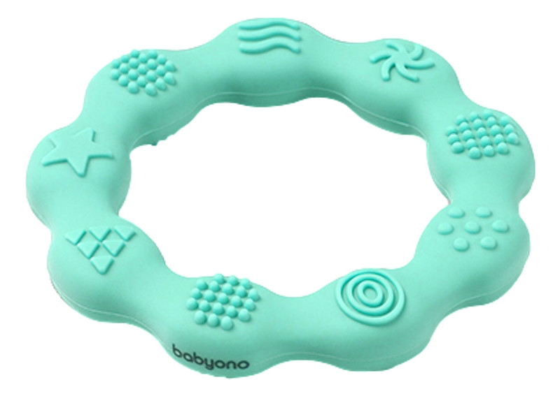 Baby Ono Ring Blauw Silicone Bijtring