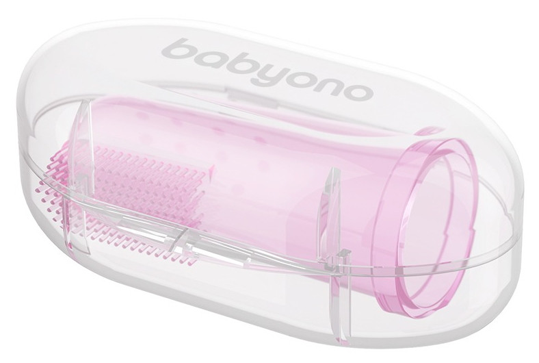 Baby Ono Roze Vingertop Tandenborstel