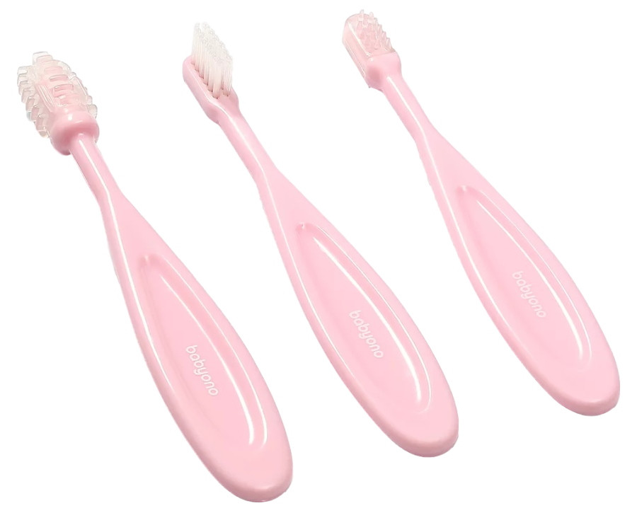 Baby Ono Roze Tandenborstel Set