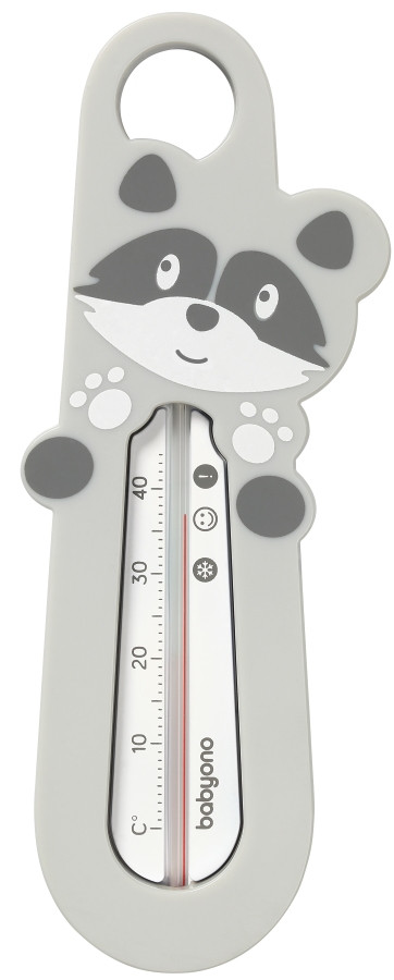 Baby Ono Wasbeer Grijs Drijvende Bad Thermometer