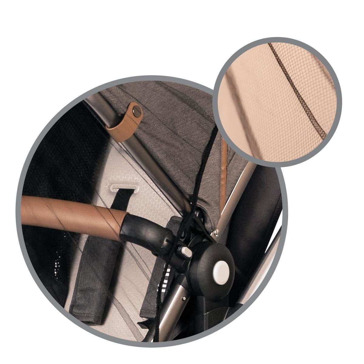 Baby Ono Zwart Universeel Muskietennet voor Wandelwagen