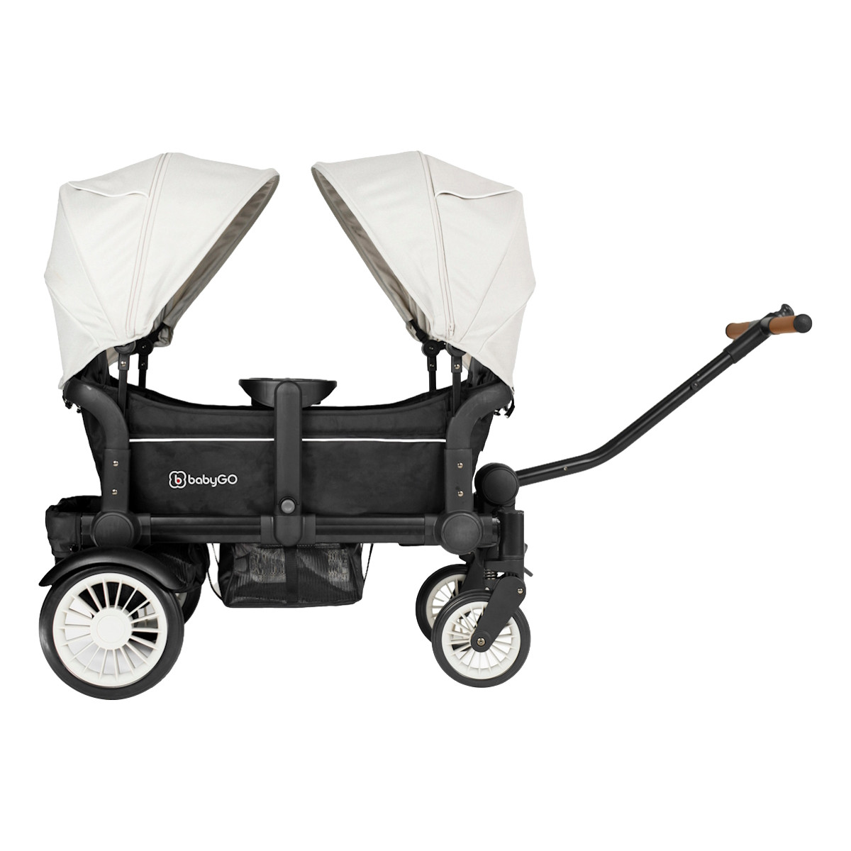 BabyGo Cozy Rider Black Luxe Kinder Bolderkar