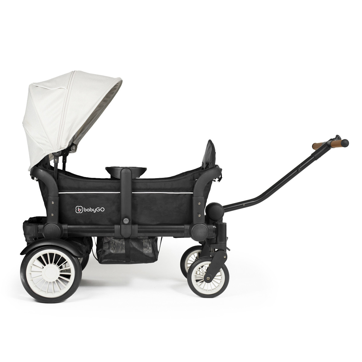 BabyGo Cozy Rider Black Luxe Kinder Bolderkar