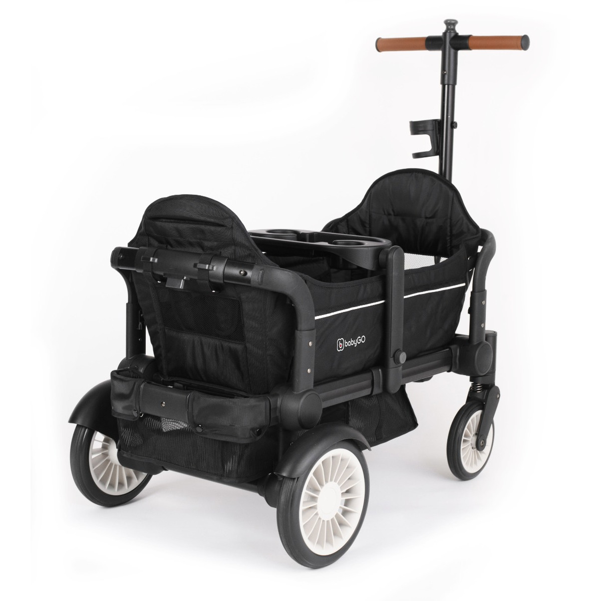 BabyGo Cozy Rider Black Luxe Kinder Bolderkar