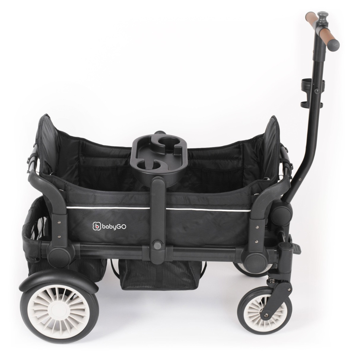 BabyGo Cozy Rider Black Luxe Kinder Bolderkar