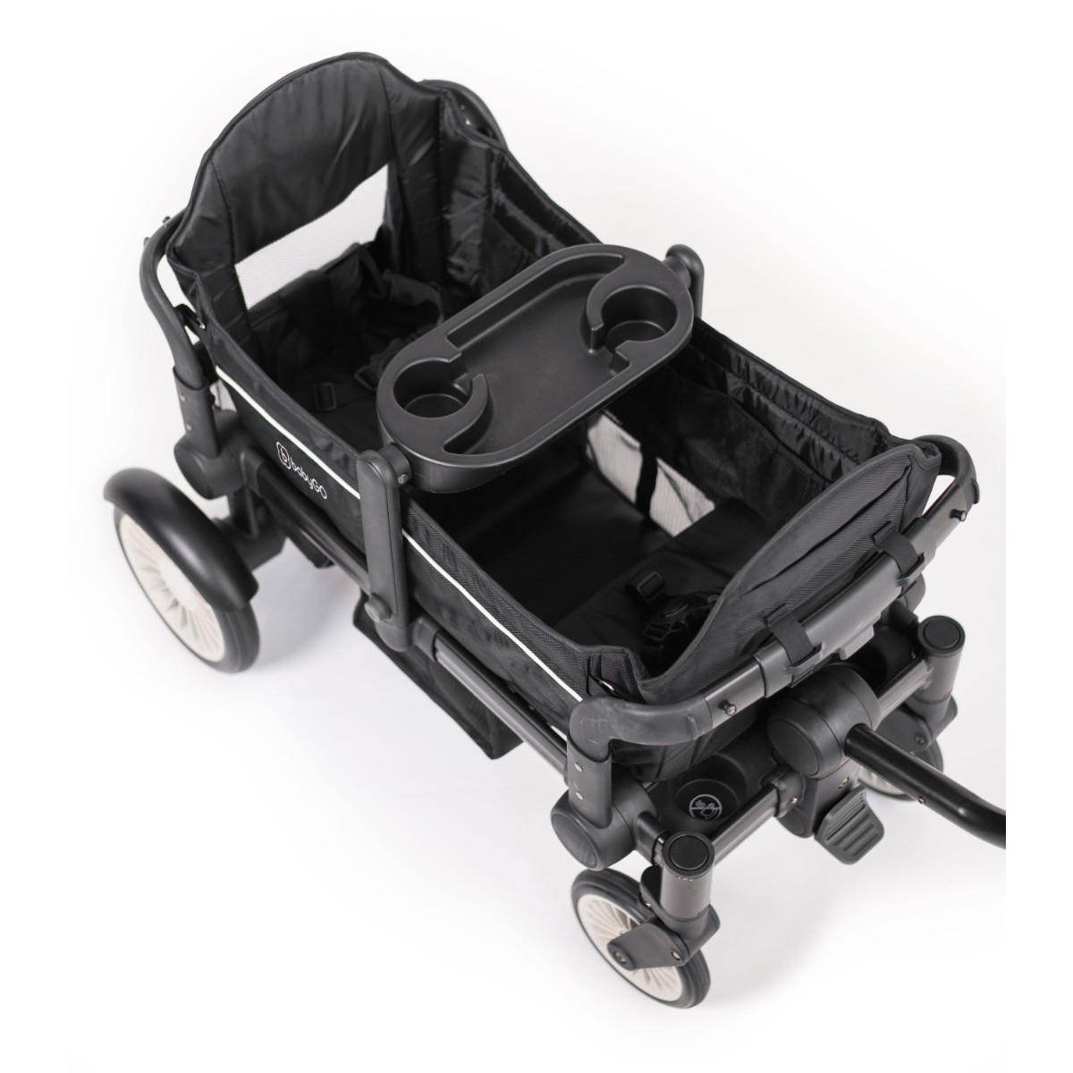 BabyGo Cozy Rider Black Luxe Kinder Bolderkar