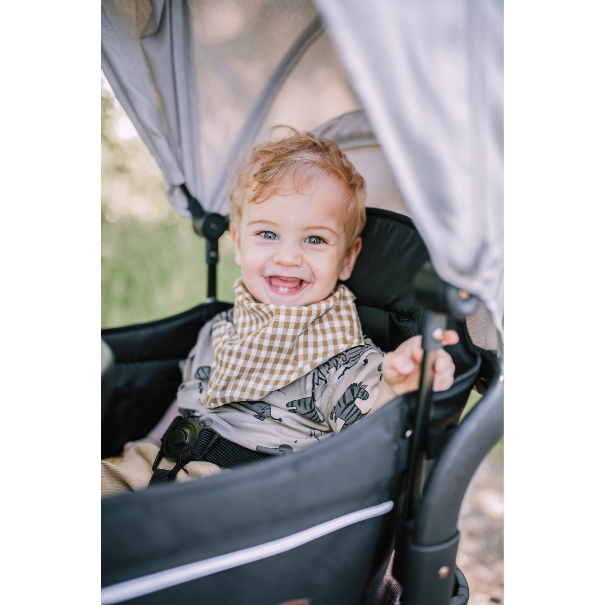 BabyGo Cozy Rider Black Luxe Kinder Bolderkar