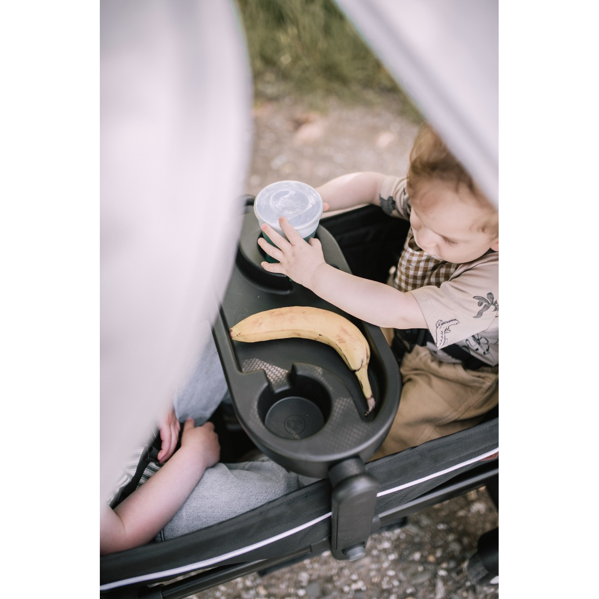 BabyGo Cozy Rider Black Luxe Kinder Bolderkar