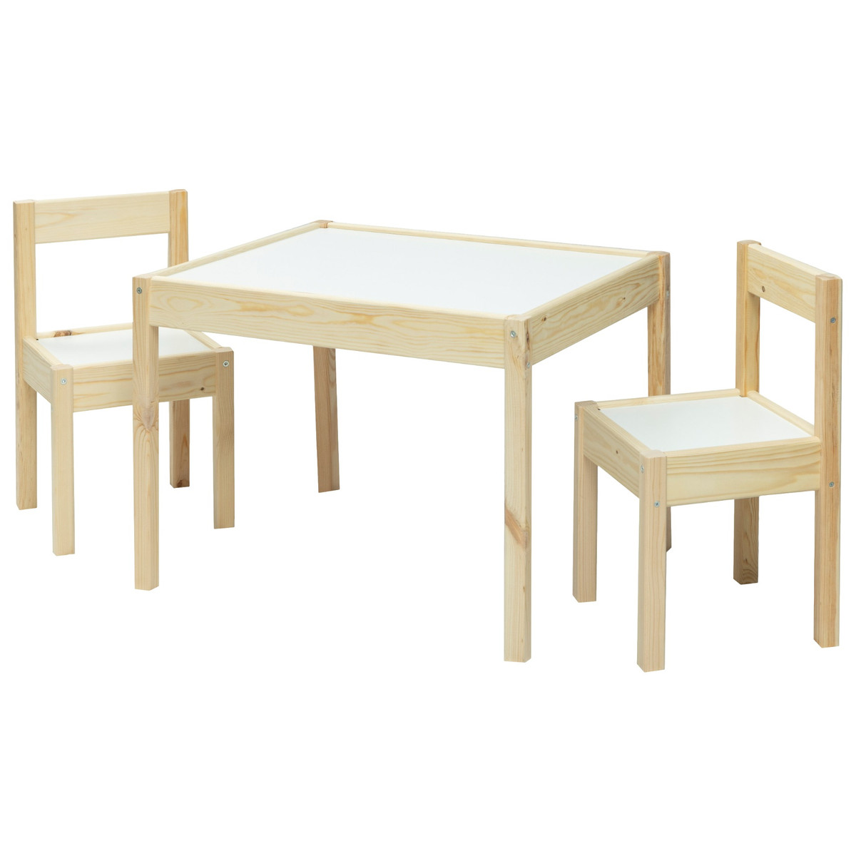 BabyGo Houten Kindertafel met 2 Stoeltjes