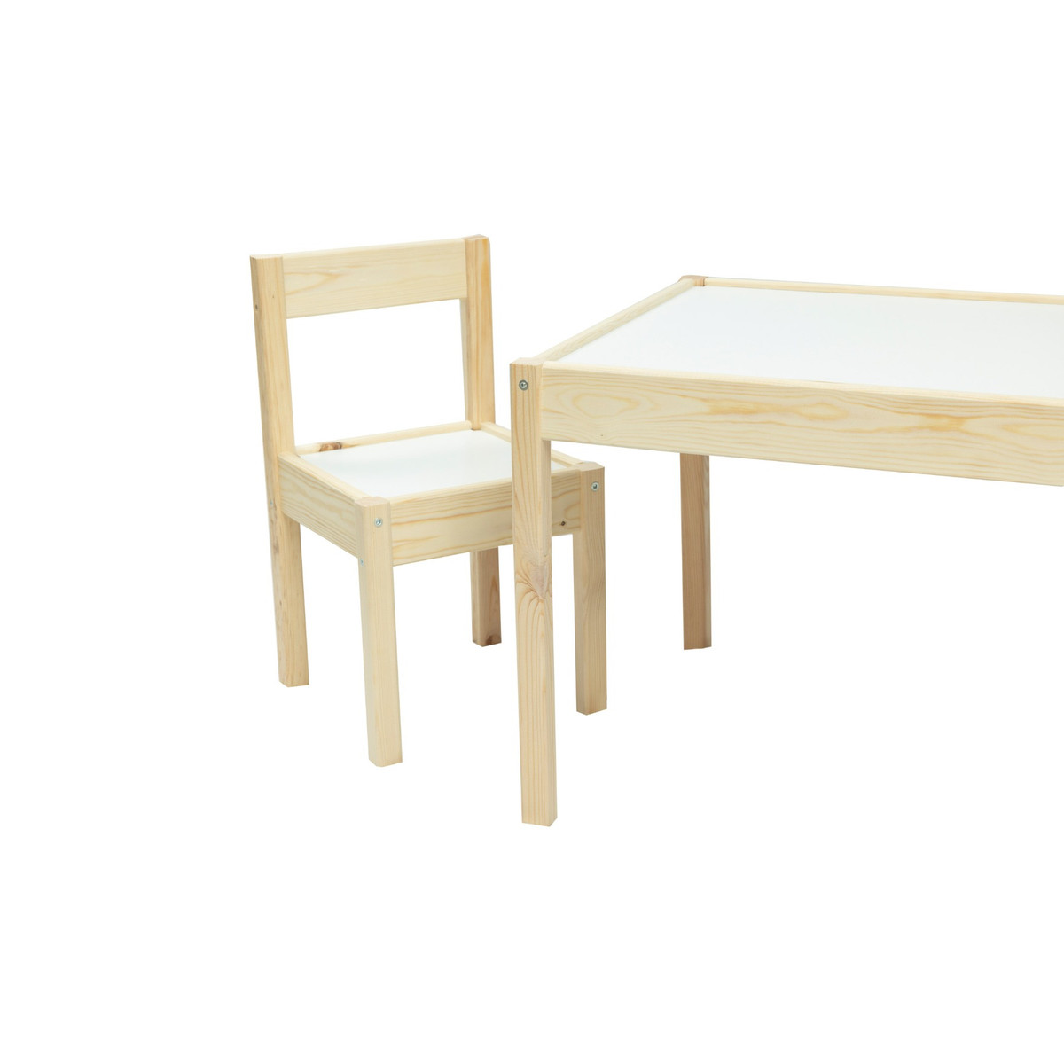 BabyGo Houten Kindertafel met 2 Stoeltjes