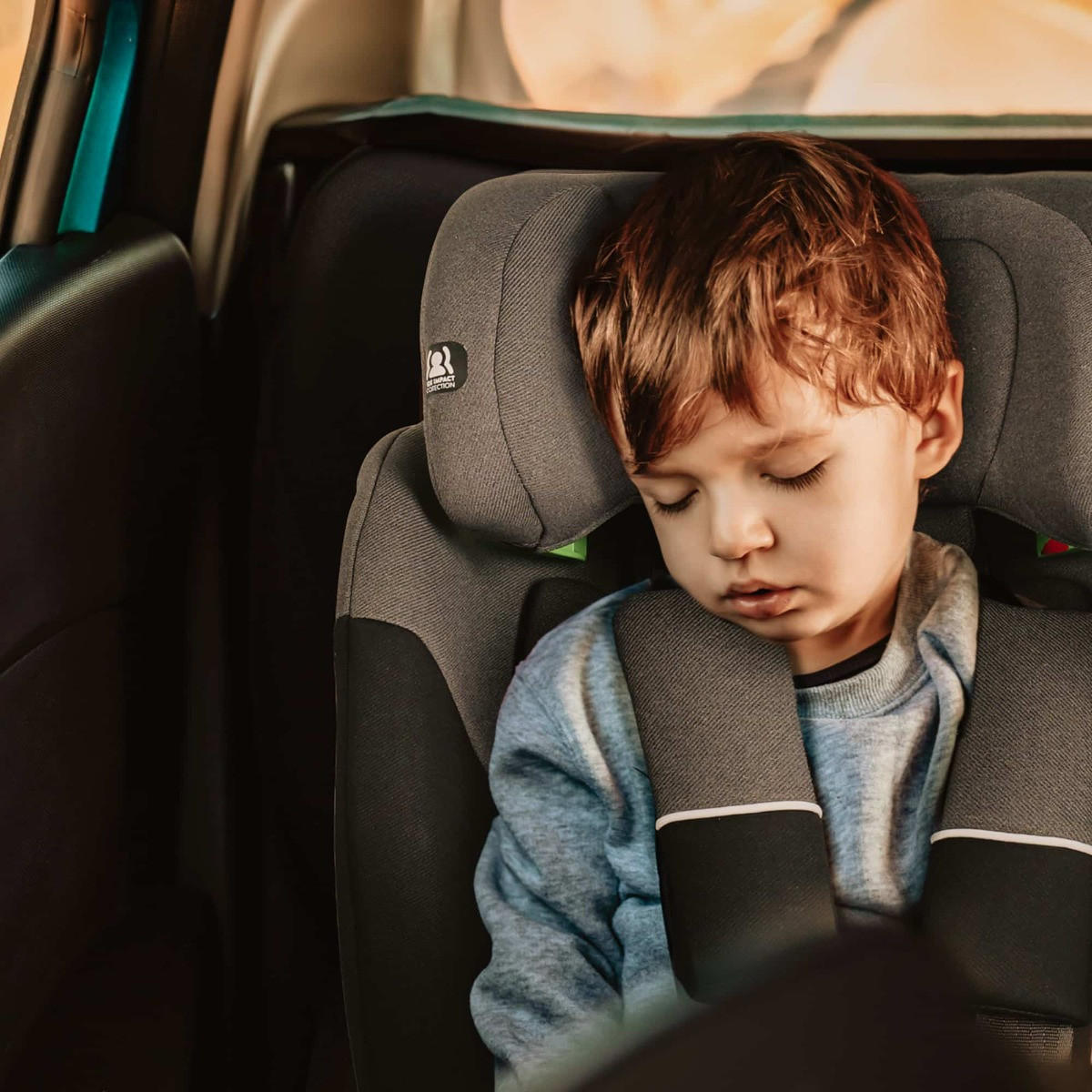 BabyGo Lumo Turquoise 76-150 cm i-Size Autostoel