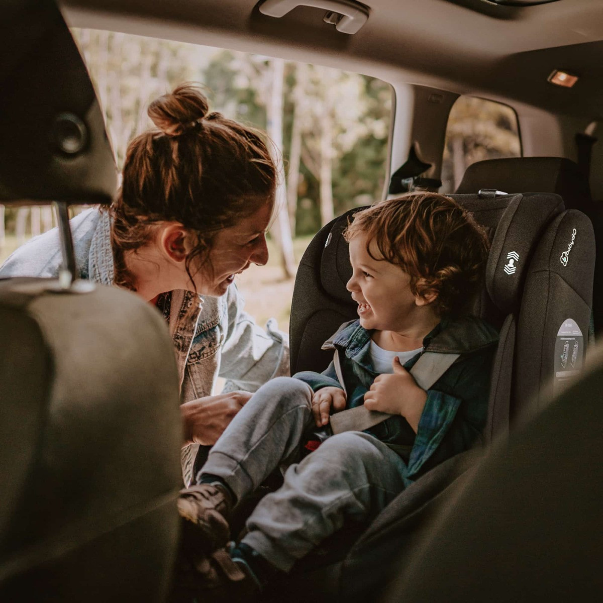 BabyGo Lumo Grey 76-150 cm i-Size Autostoel