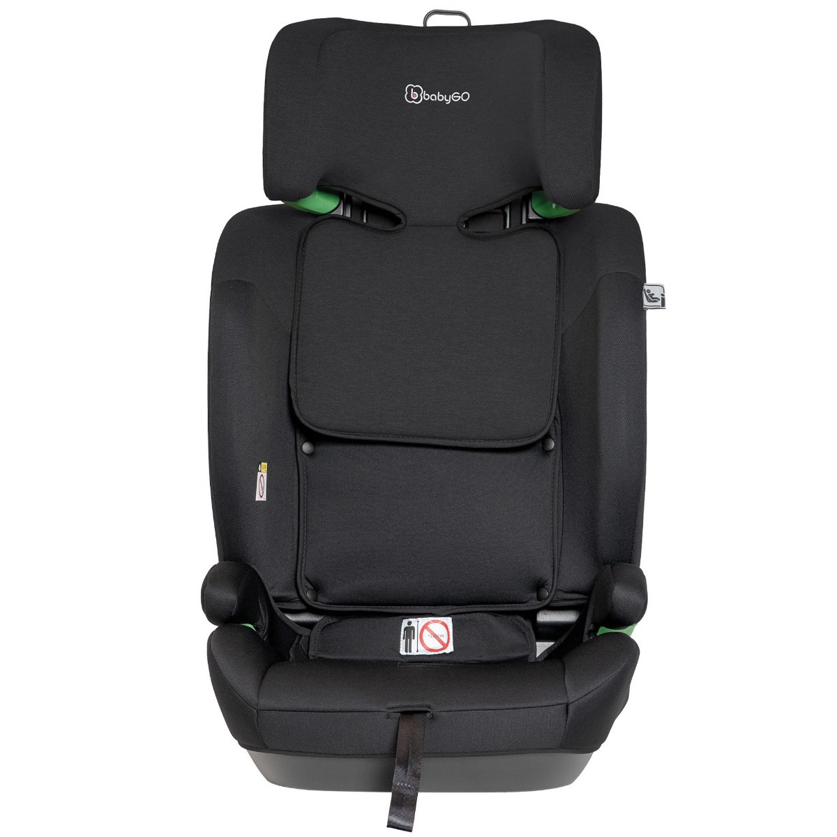 BabyGo Lumo Black 76-150 cm i-Size Autostoel - Set van 2
