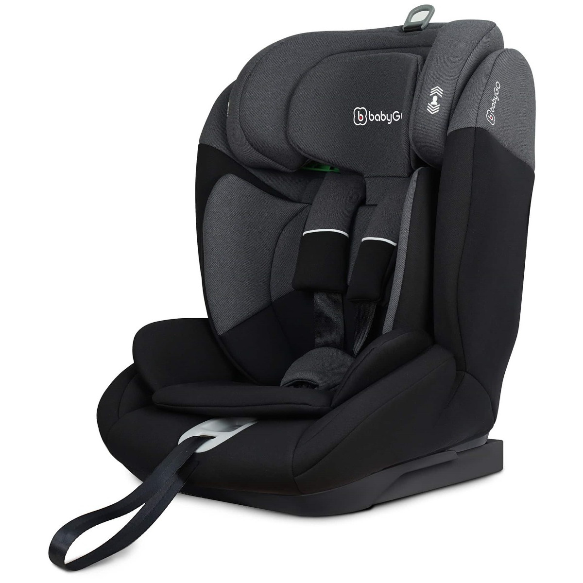 BabyGo Lumo Grey 76-150 cm i-Size Autostoel