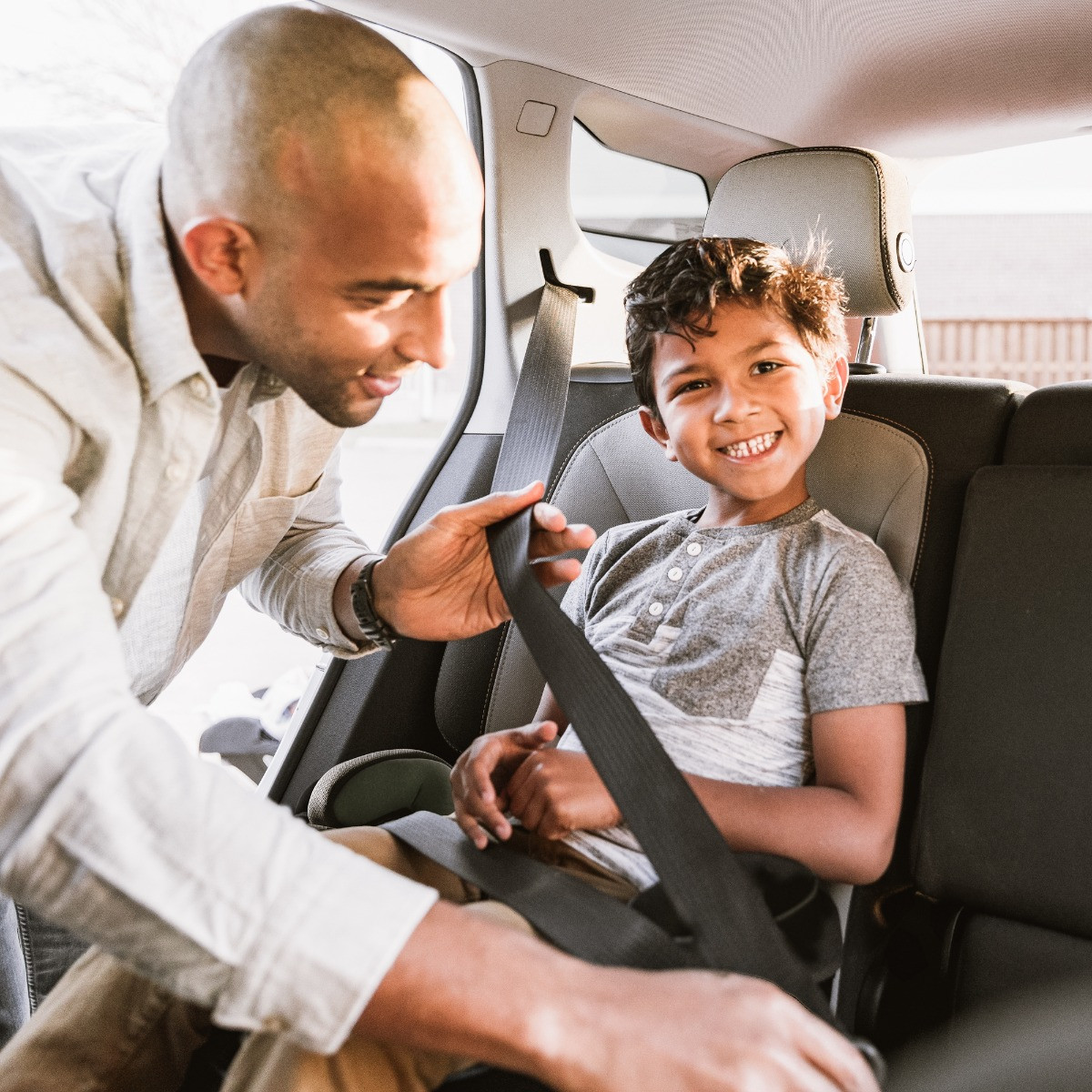 BabyGo Melange Green 125-150 cm i-Size Booster