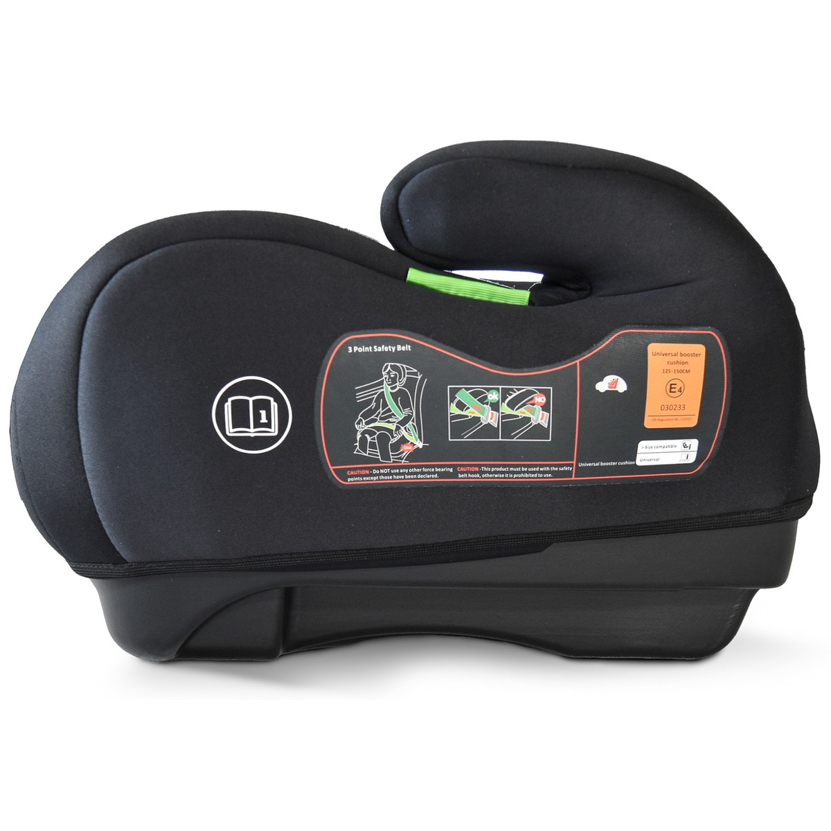 BabyGo Melange Black 125-150 cm i-Size Booster