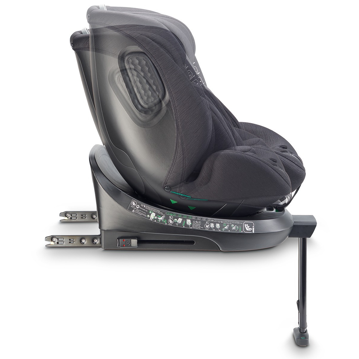 BabyGo Move Black 40-150 cm 360° i-Size Autostoel