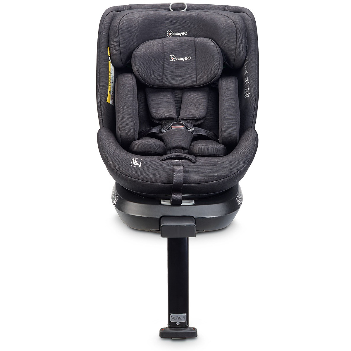 BabyGo Move Black 40-150 cm 360° i-Size Autostoel