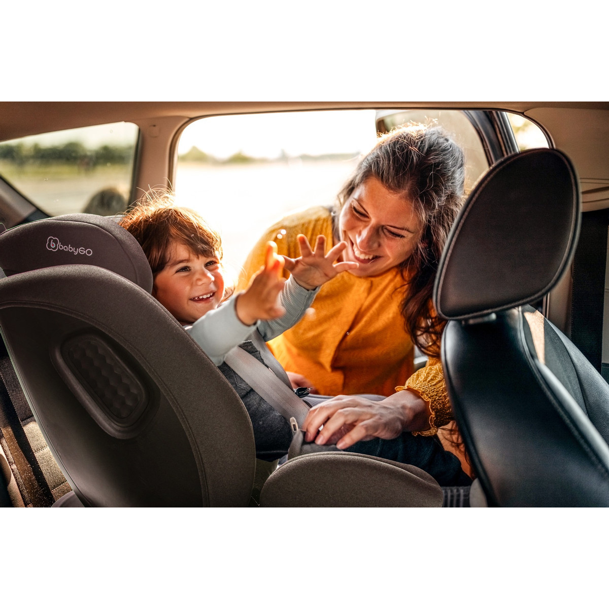 BabyGo Move Black 40-150 cm 360° i-Size Autostoel