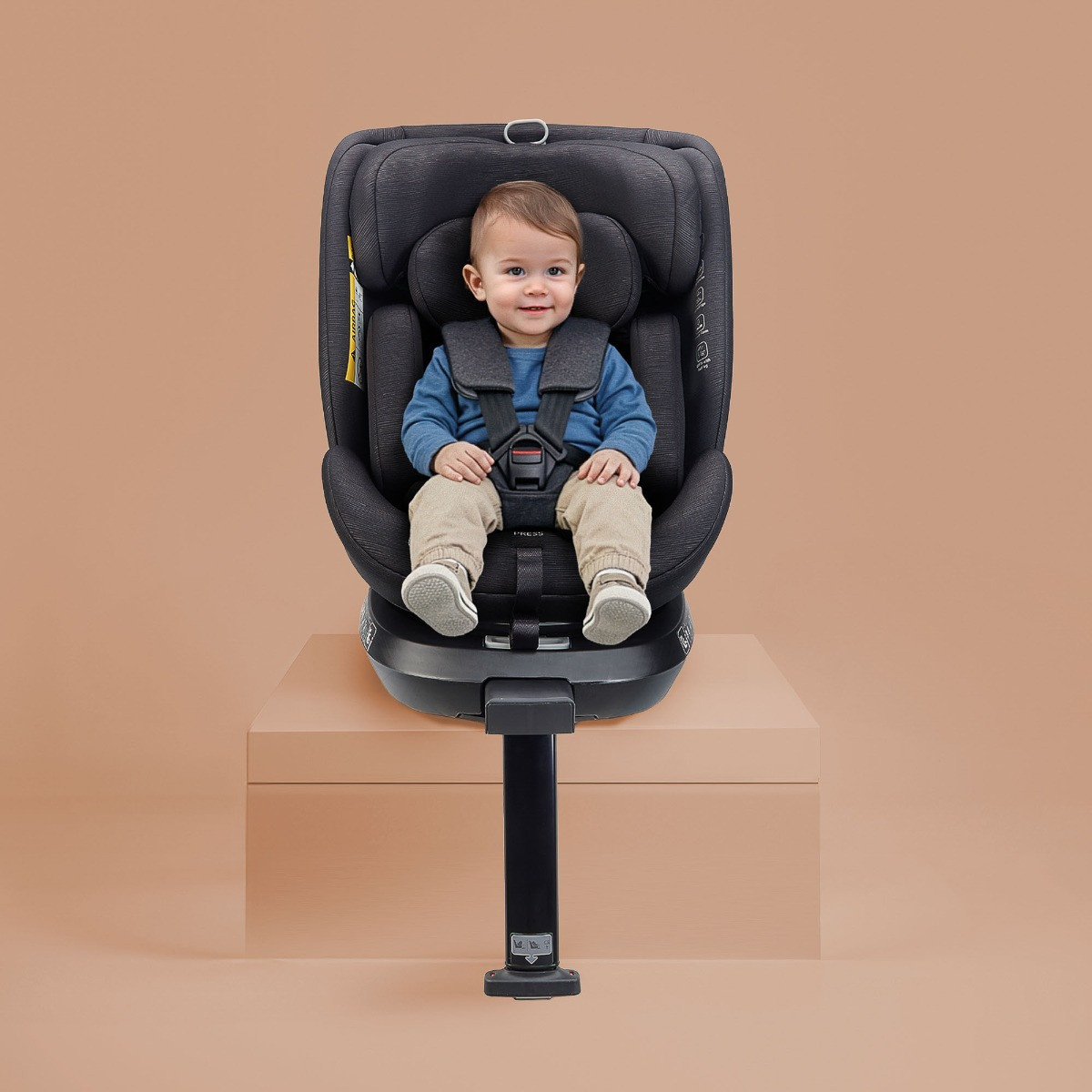 BabyGo Move Black 40-150 cm 360° i-Size Autostoel