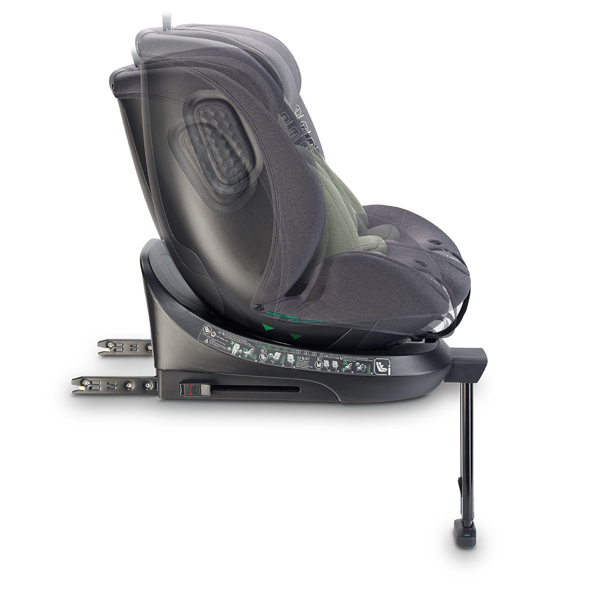 BabyGo Move Green 40-150 cm 360° i-Size Autostoel