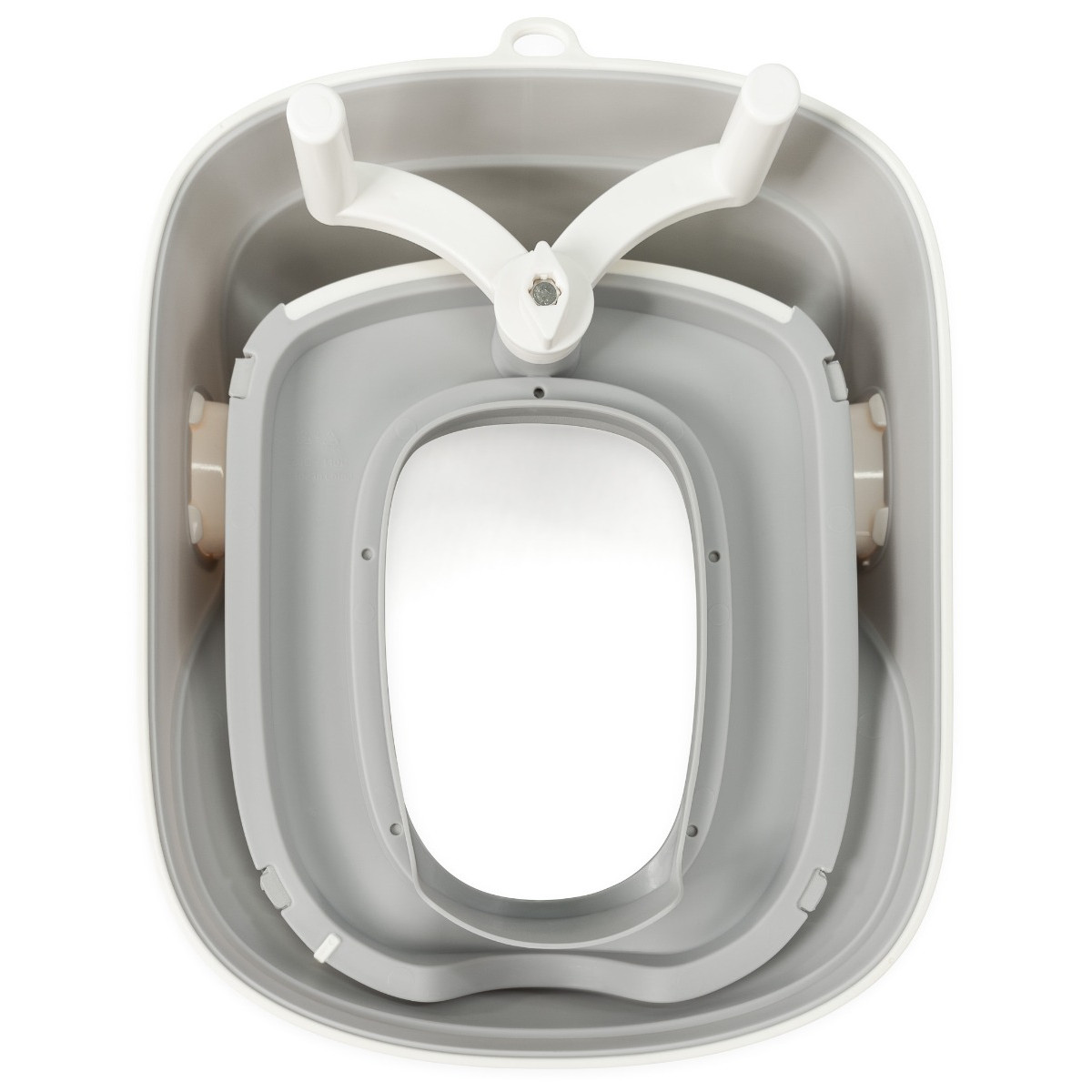 BabyGo Potty Pro Seat White/Grey Toiletverkleiner