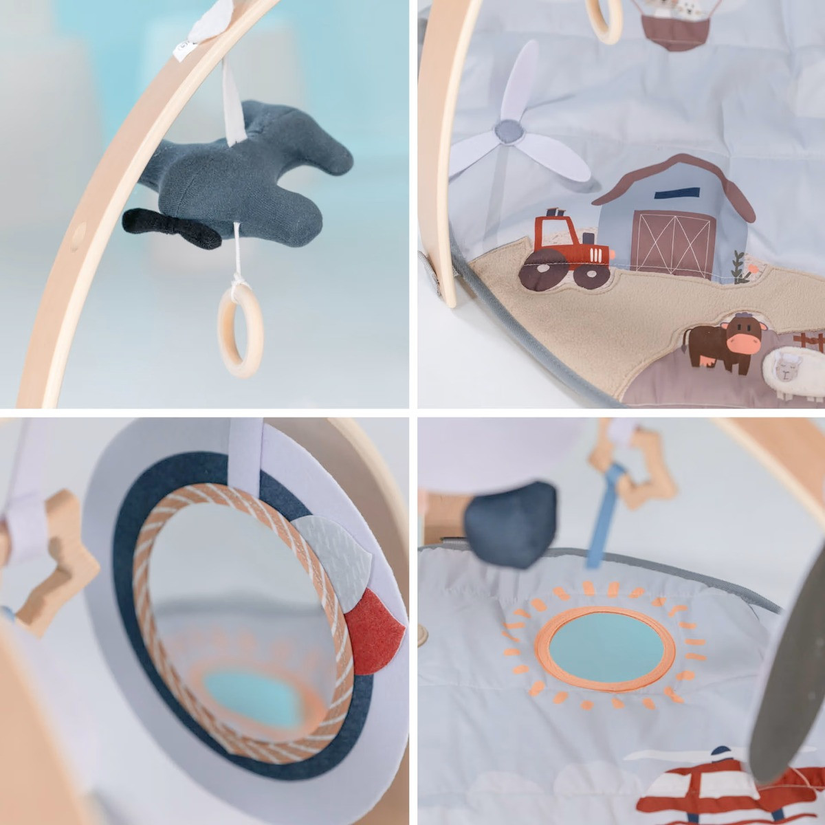 Babygo Sky Houten Activity Gym Speelkleed