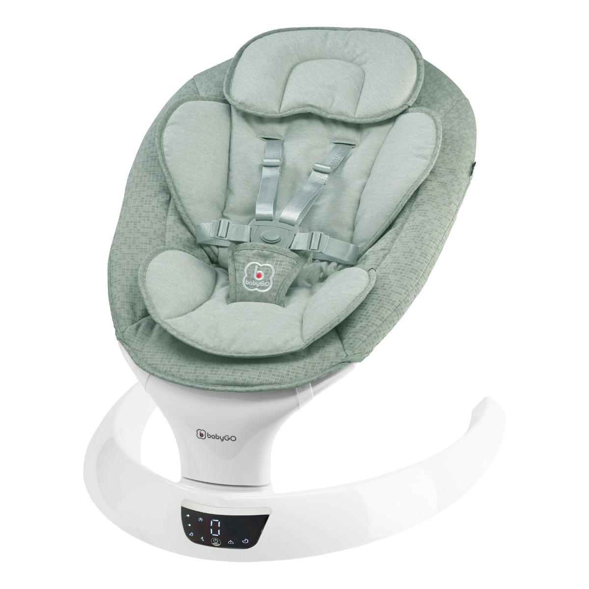 BabyGo Swing Green Elektrische Babyschommel