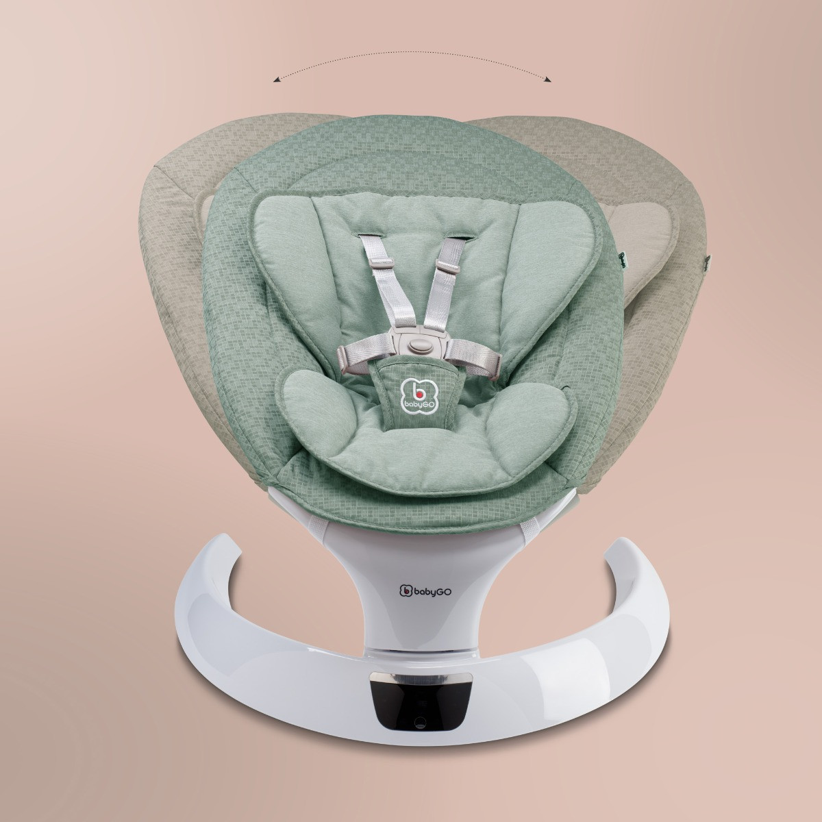 BabyGo Swing Green Elektrische Babyschommel