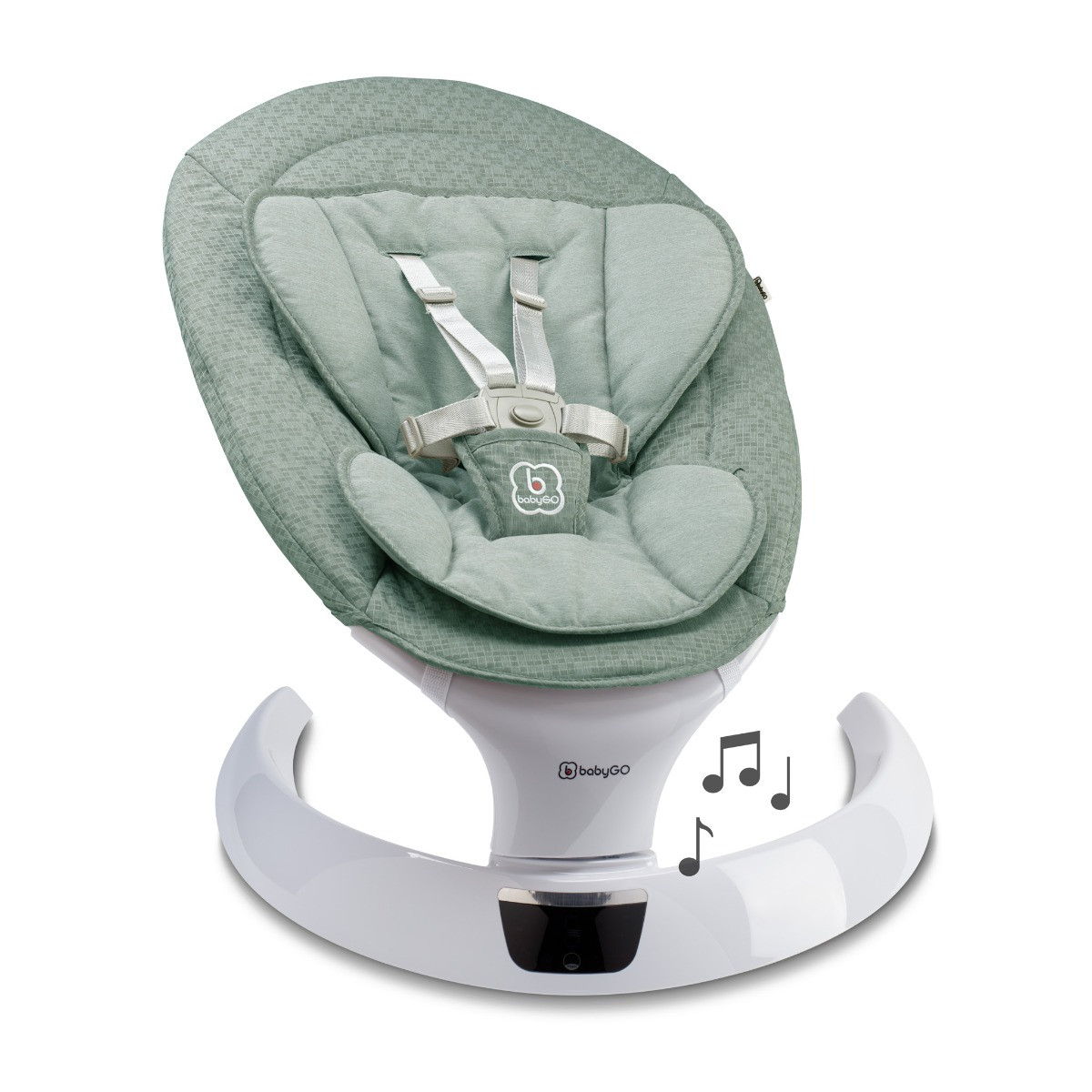 BabyGo Swing Green Elektrische Babyschommel