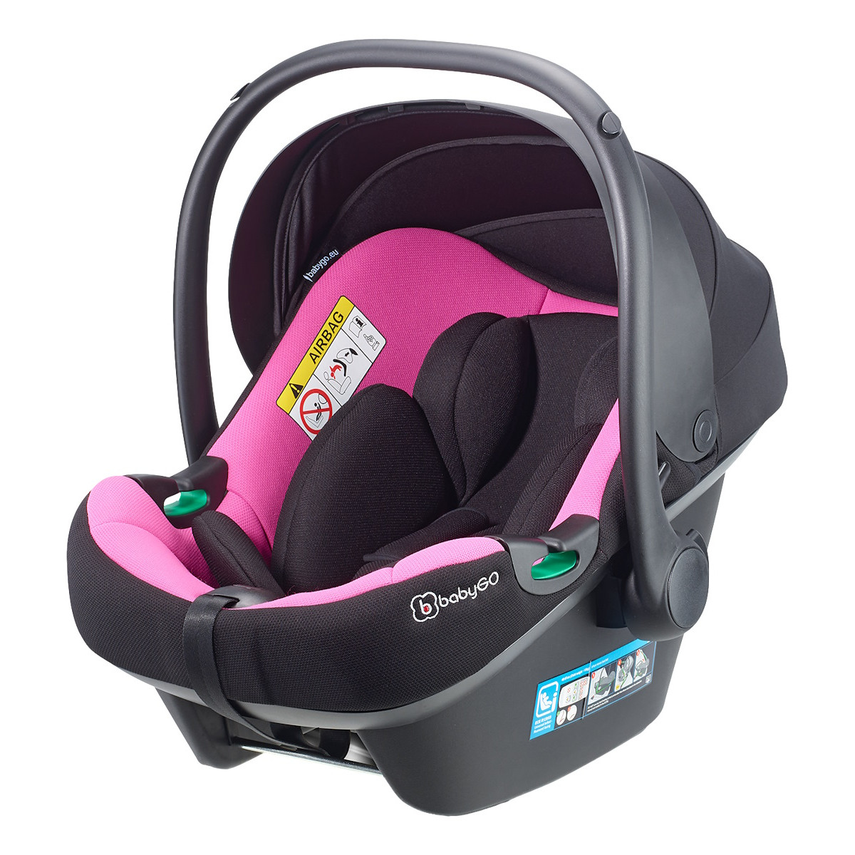 BabyGo Travel XP Pink 40-87 cm i-Size Autostoel