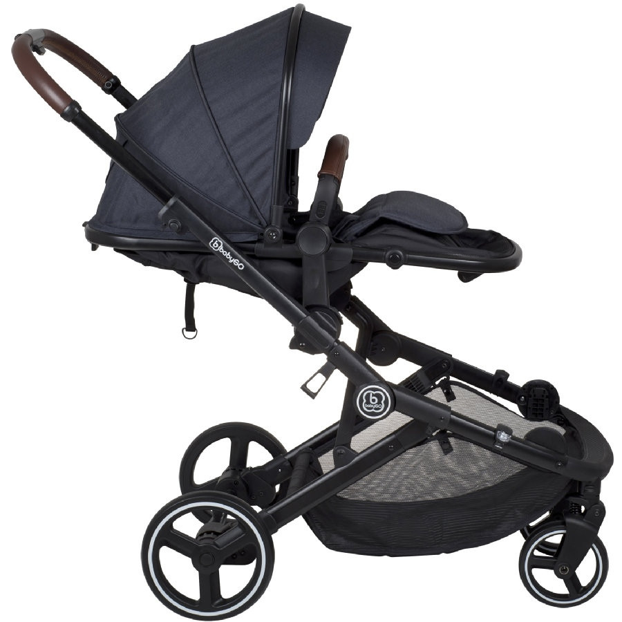 Babygo Twinner Grey Tandem Duowagen incl. 2 Autostoelen