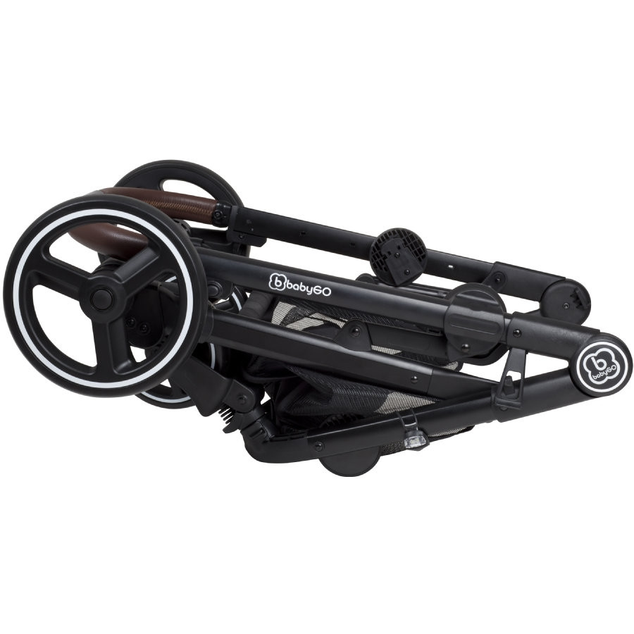 Babygo Twinner Grey Tandem Duowagen