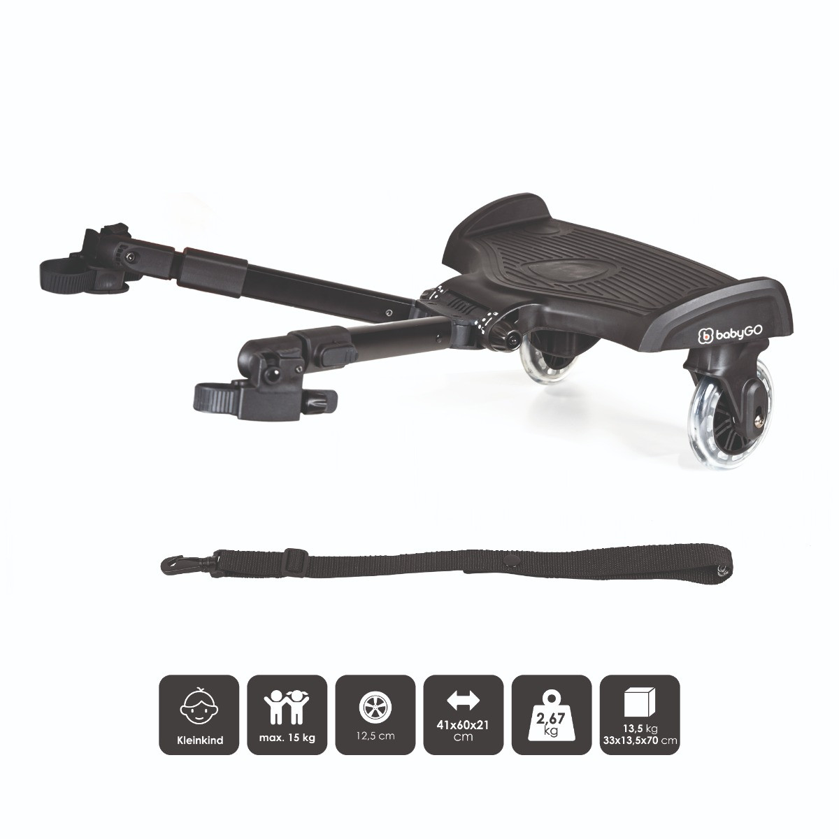 BabyGo WeGo Meerijdplankje