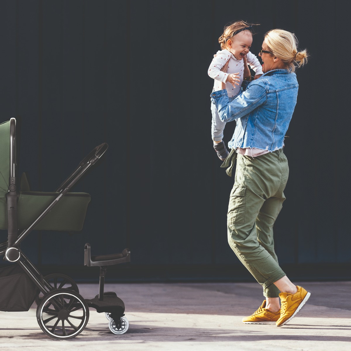 BabyGo WeGo Meerijdplankje met Zitje