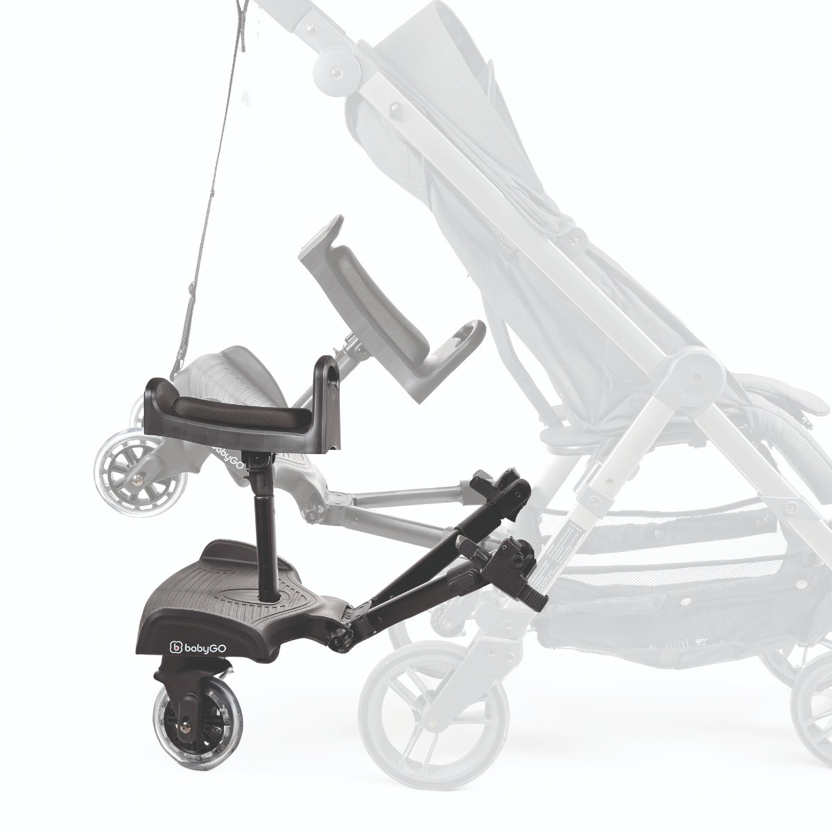 BabyGo WeGo Meerijdplankje met Zitje