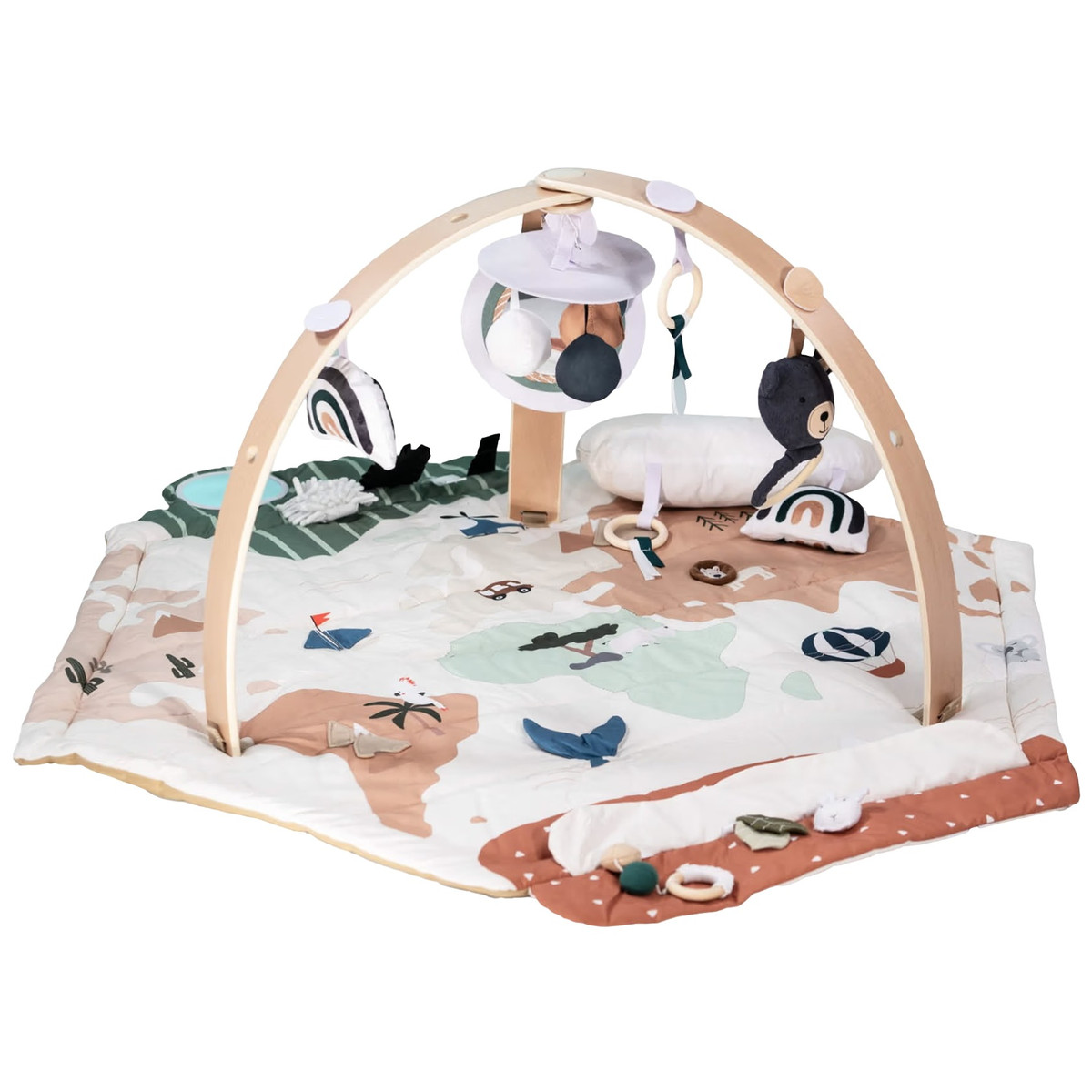 Babygo World Houten Activity Gym Speelkleed
