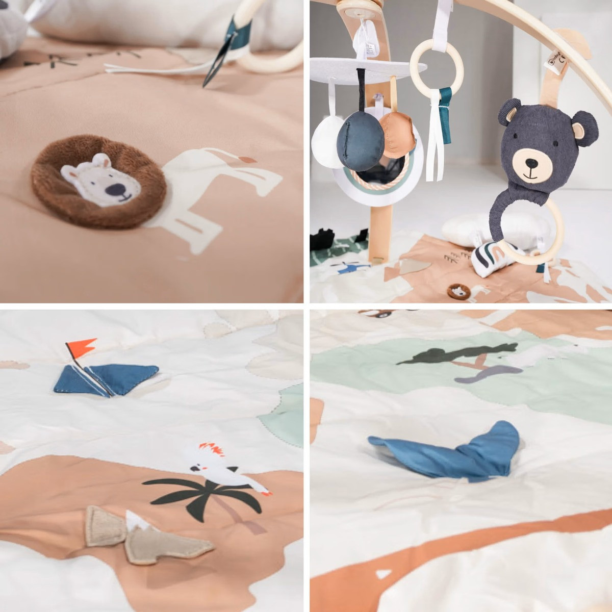 Babygo World Houten Activity Gym Speelkleed