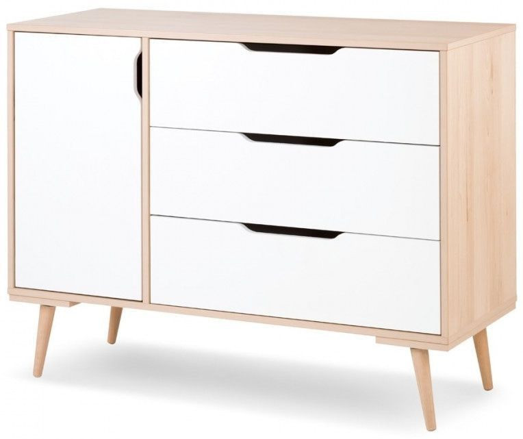 Babykamer Marloes Naturel: Ledikant & Commode
